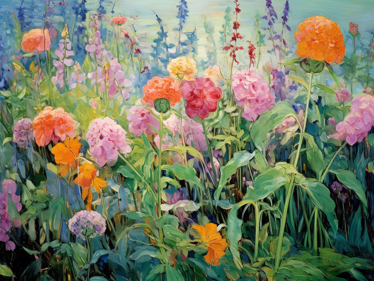 "Garden of Colorful Dreams" GICLEE ART PRINT
