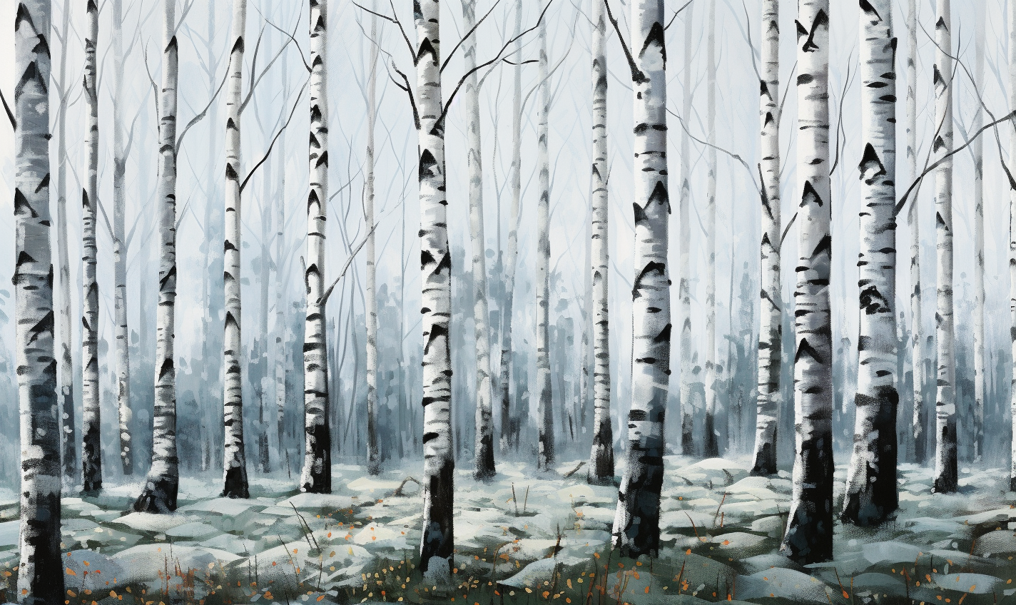 "Birch Forest Symphony" GICLEE PRINT