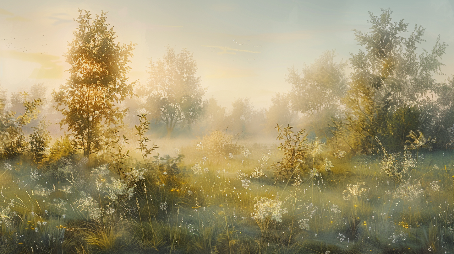 "Dawning Delight: Morning in the Forest" GICLEE ART PRINT
