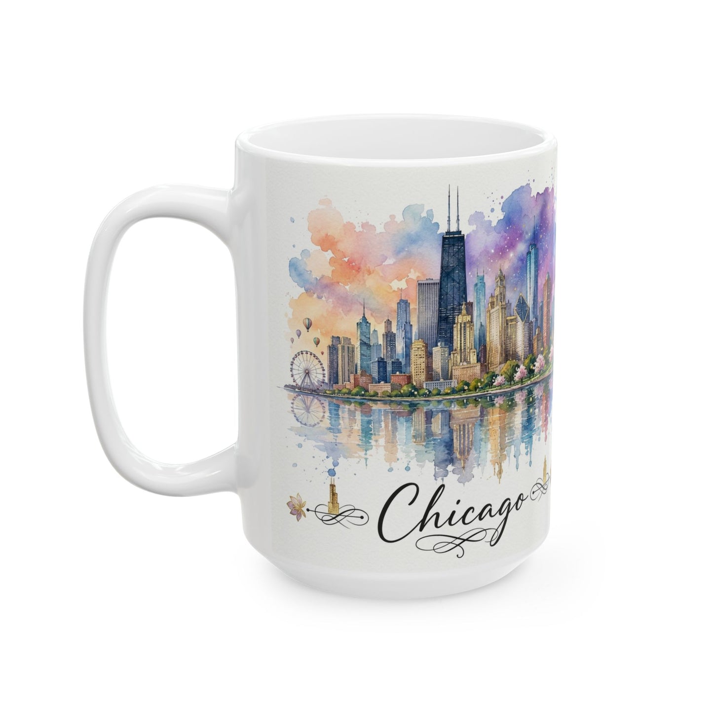 Wholesale #1 Chicago Skyline Mug – 15 oz Premium Souvenir Mug for Gift Shops & Retail Stores