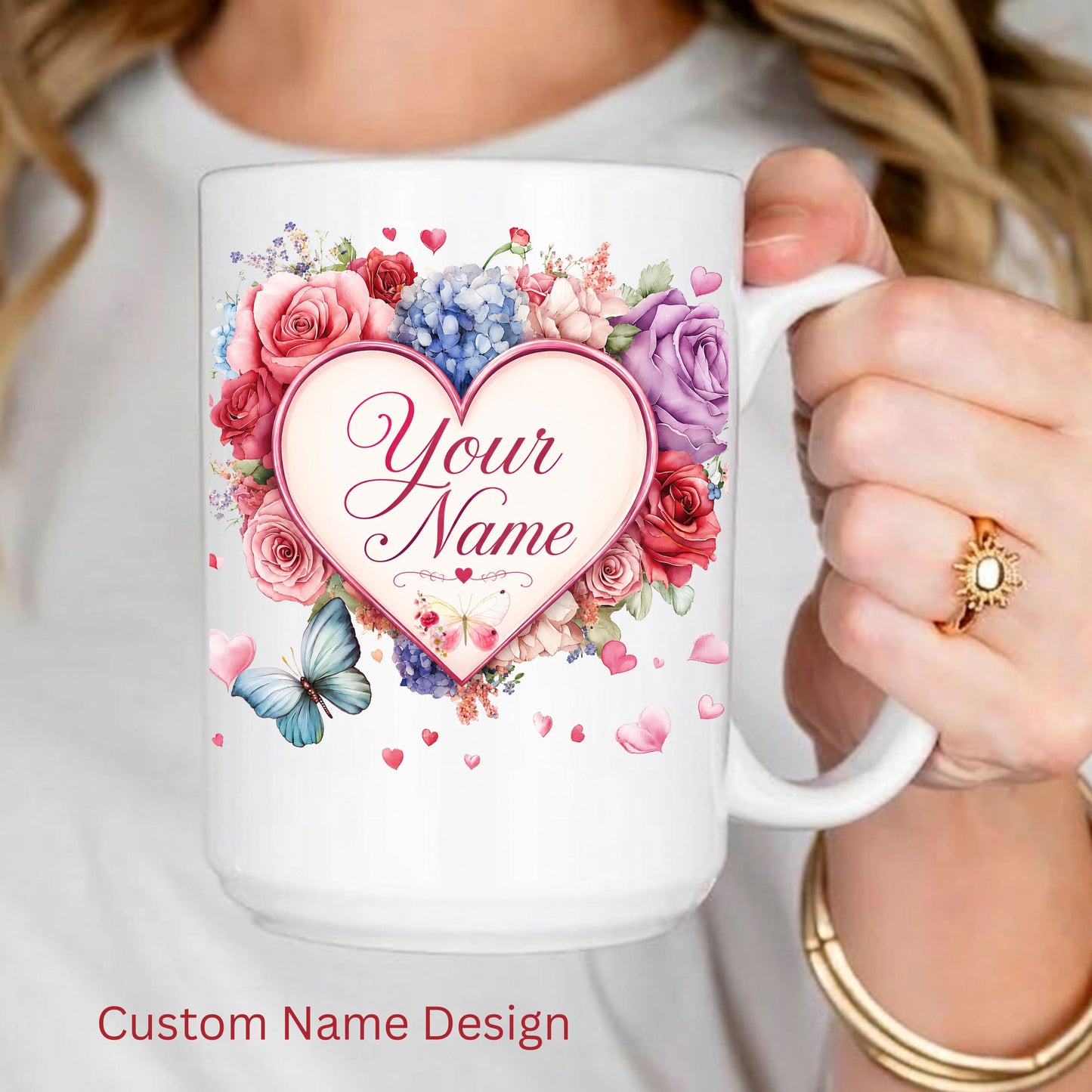 Custom Name Coffee Mug for Her 15 oz. Price includes personalization