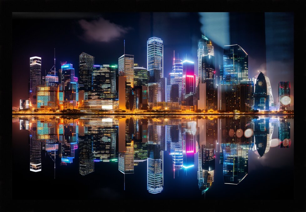 "City Skylines" GICLEE ART PRINT
