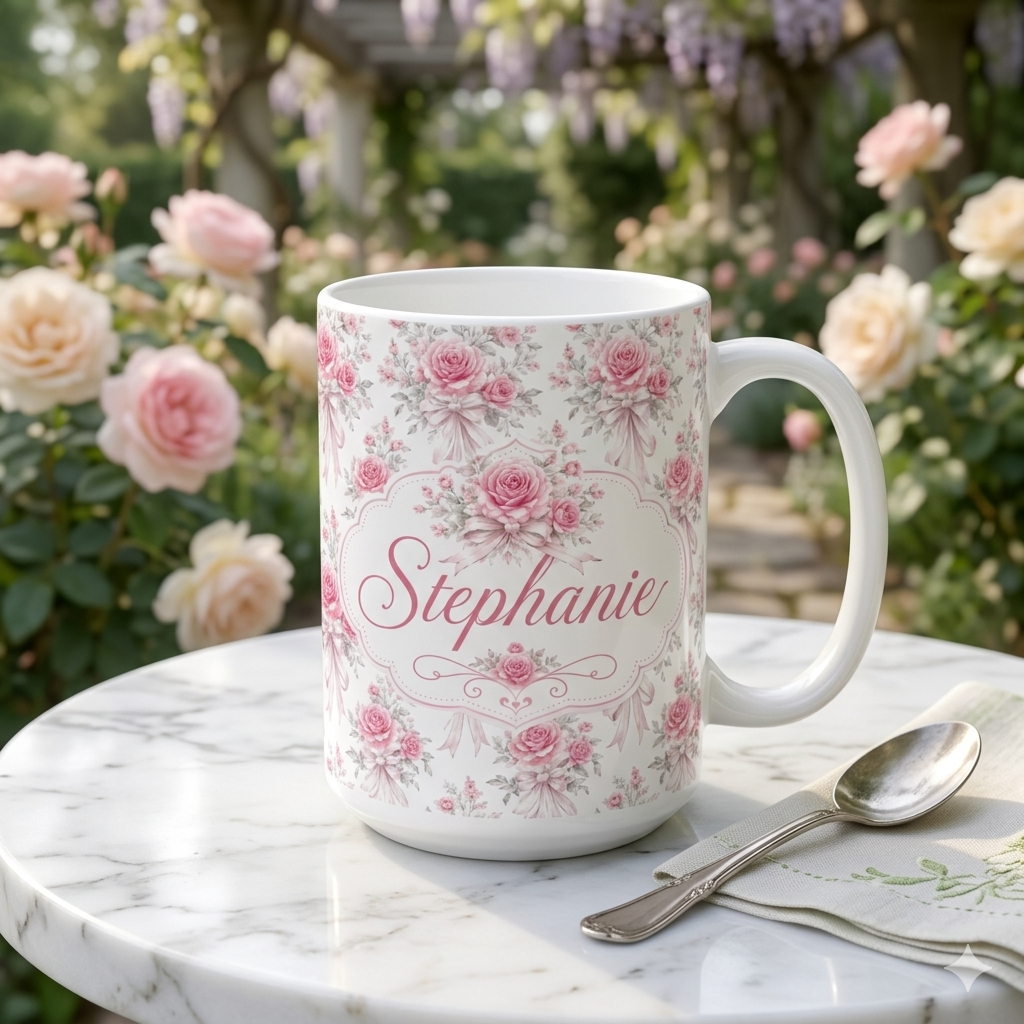 Custom Name Coffee Mug for Her 15 oz. Price includes personalization