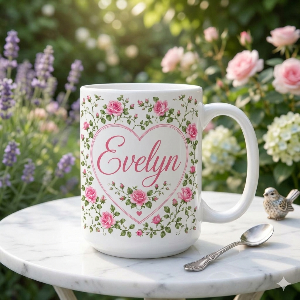 Custom Name Coffee Mug for Her 15 oz. Price includes personalization