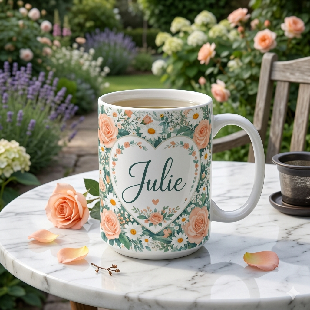 Personalized Photo Coffee Mug 15 oz Porcelian – Custom mug design