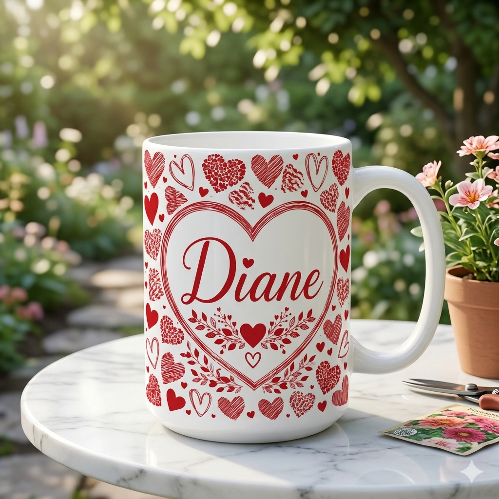 Custom Name Coffee Mug for Her 15 oz. Price includes personalization