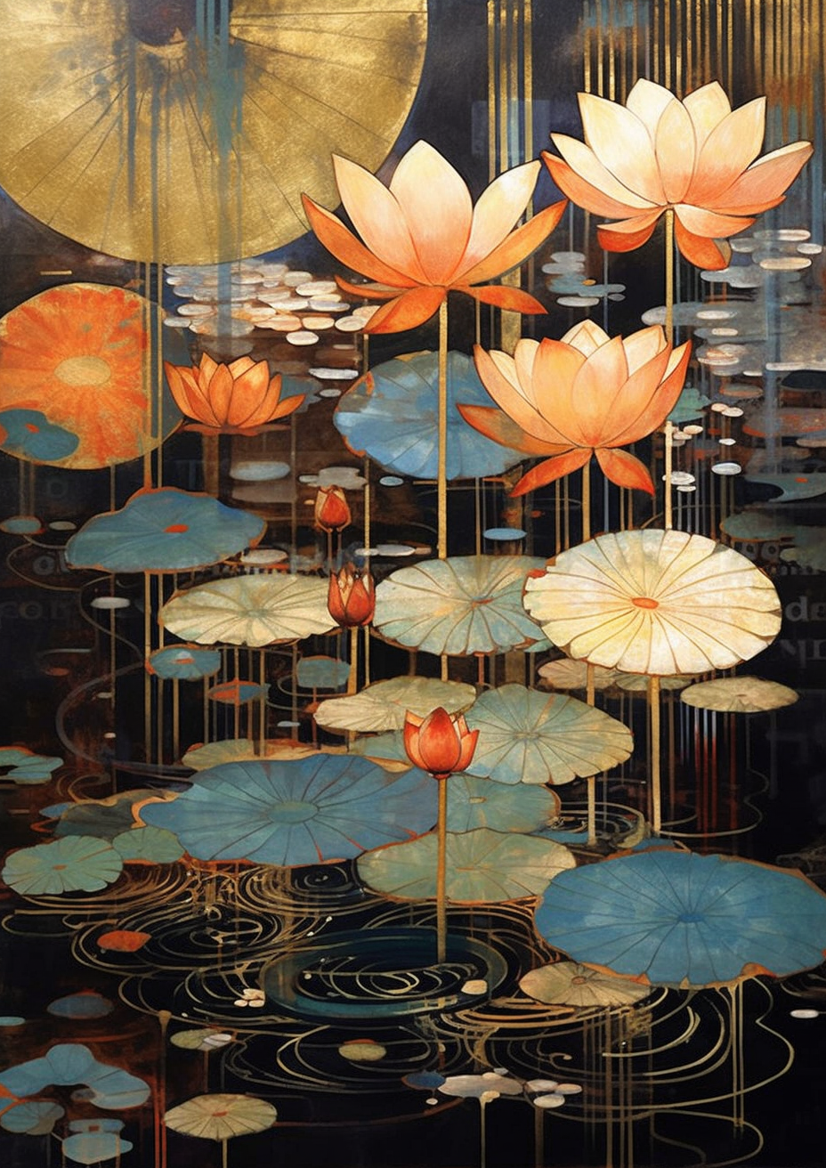 Flowers Wall Art Print Style NO 58