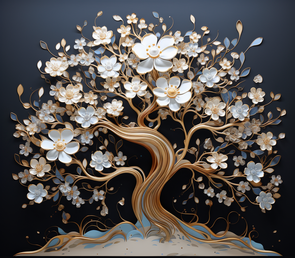 Flowers Wall Art Print Style NO 59