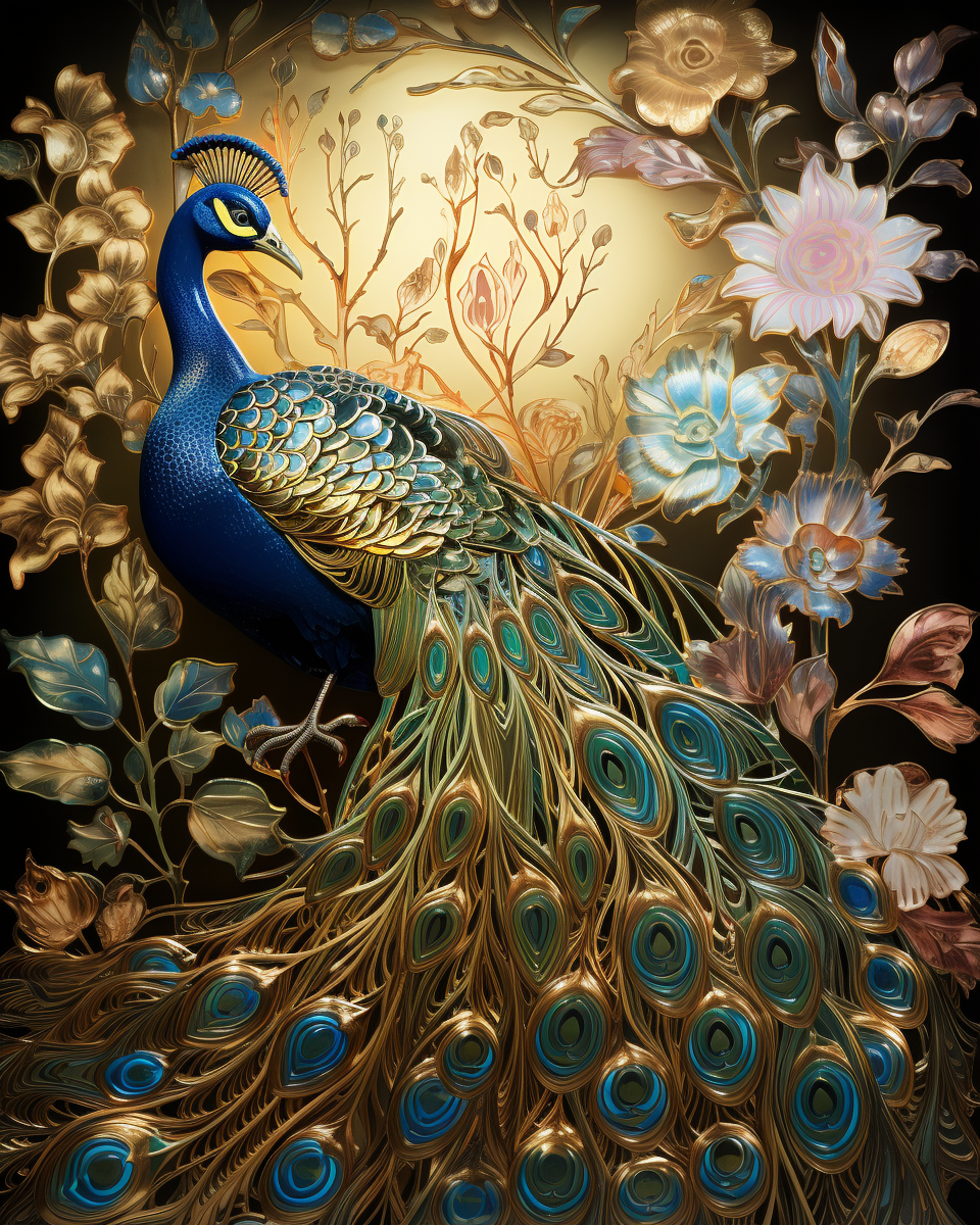 Peacock Art Print No 15