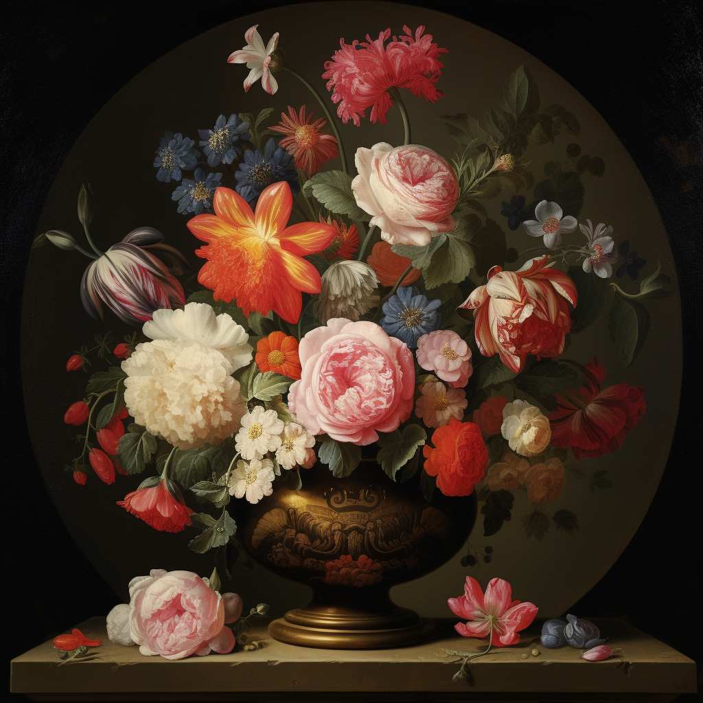 Flowers Style 4 by Maya Ronick