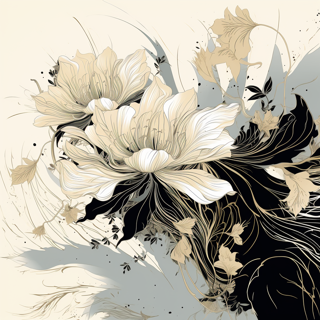 Flowers Wall Art Print Style NO 236