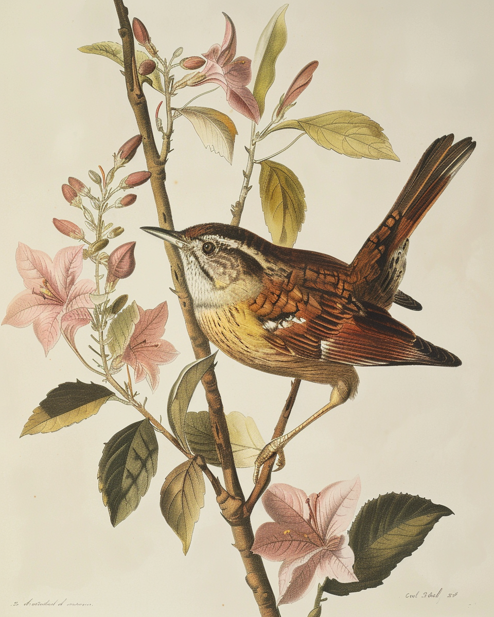 Vintage Birds Print No 18