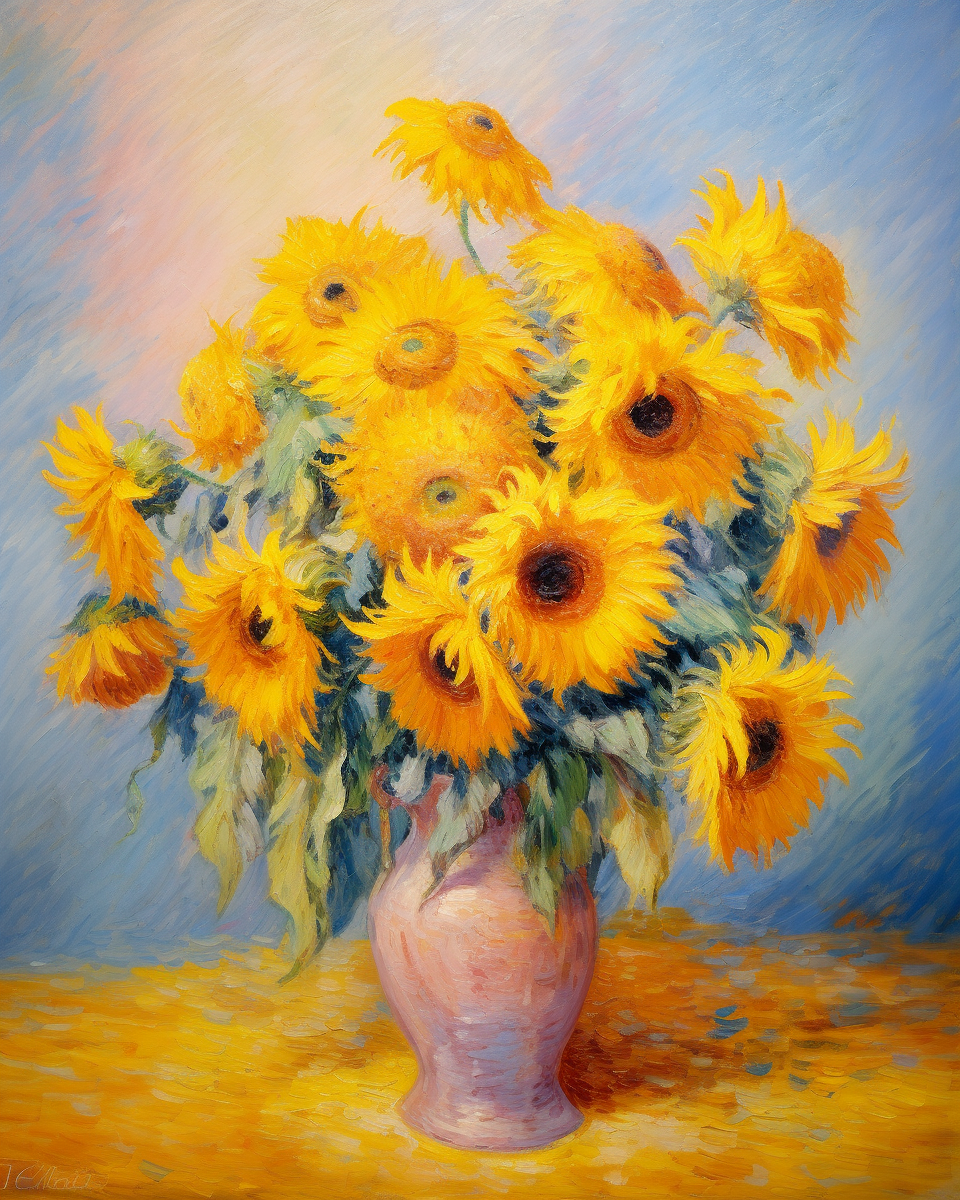 Flowers Wall Art Print Style NO 63