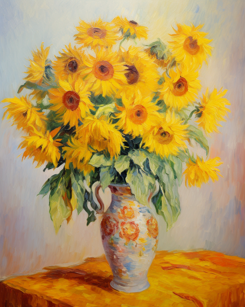 Flowers Wall Art Print Style NO 64