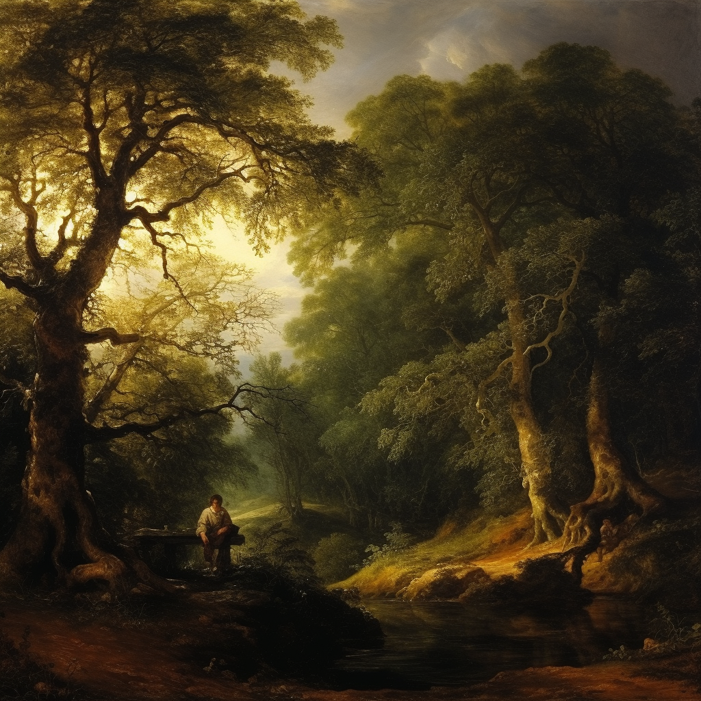 "Vintage Wilderness Wanderer" by Maya Ronick