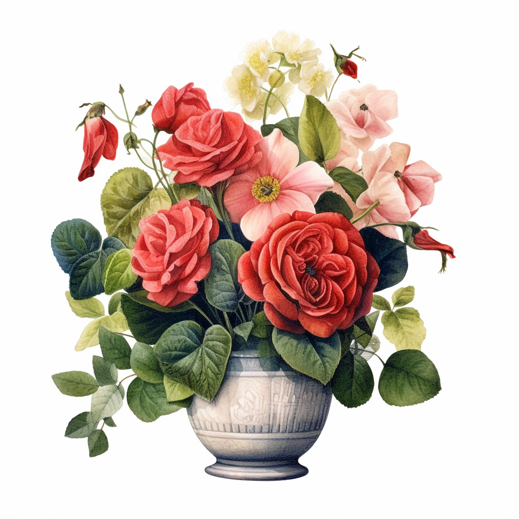 Flowers Wall Art Print Style NO 311