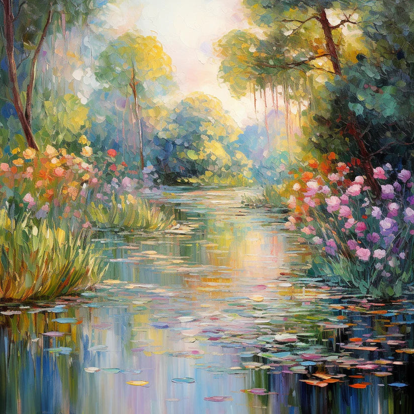 Waterlilies Symphony by Maya Ronick