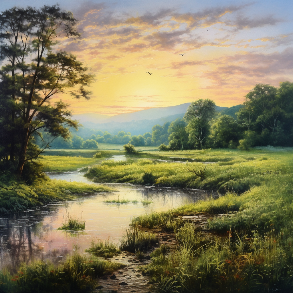 Landscape Art Prints Style NO 180