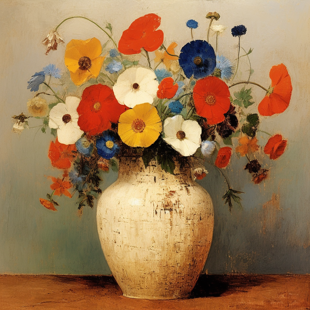 Flowers Wall Art Print Style NO 321