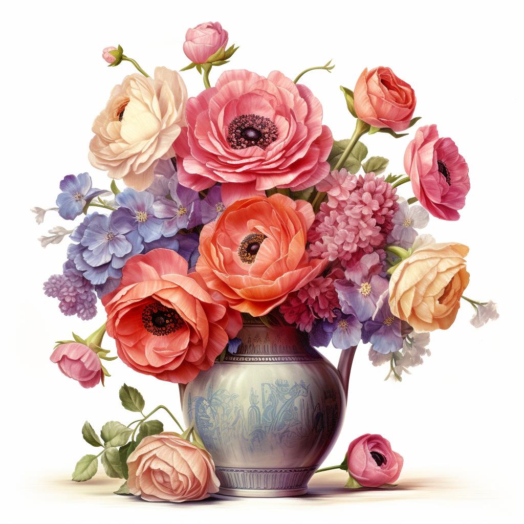 Flowers Style 7 by Maya Ronick