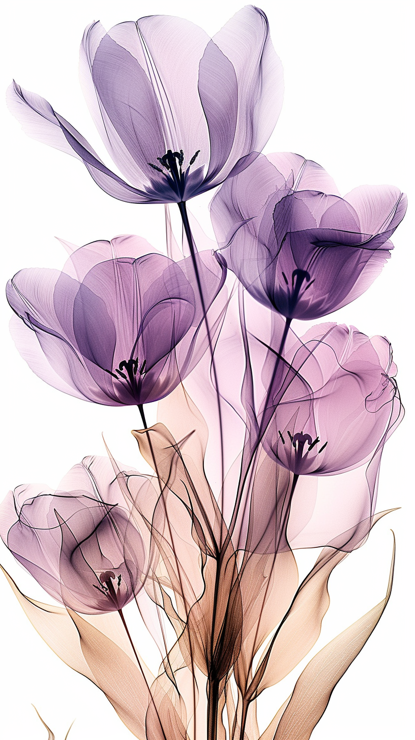 Flowers Wall Art Print Style NO 95
