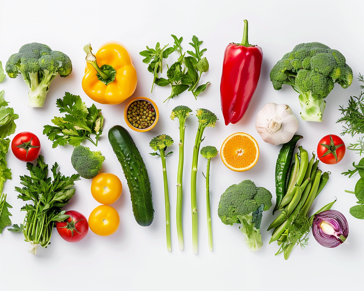 Fruits and Vegetables Collage NO 83