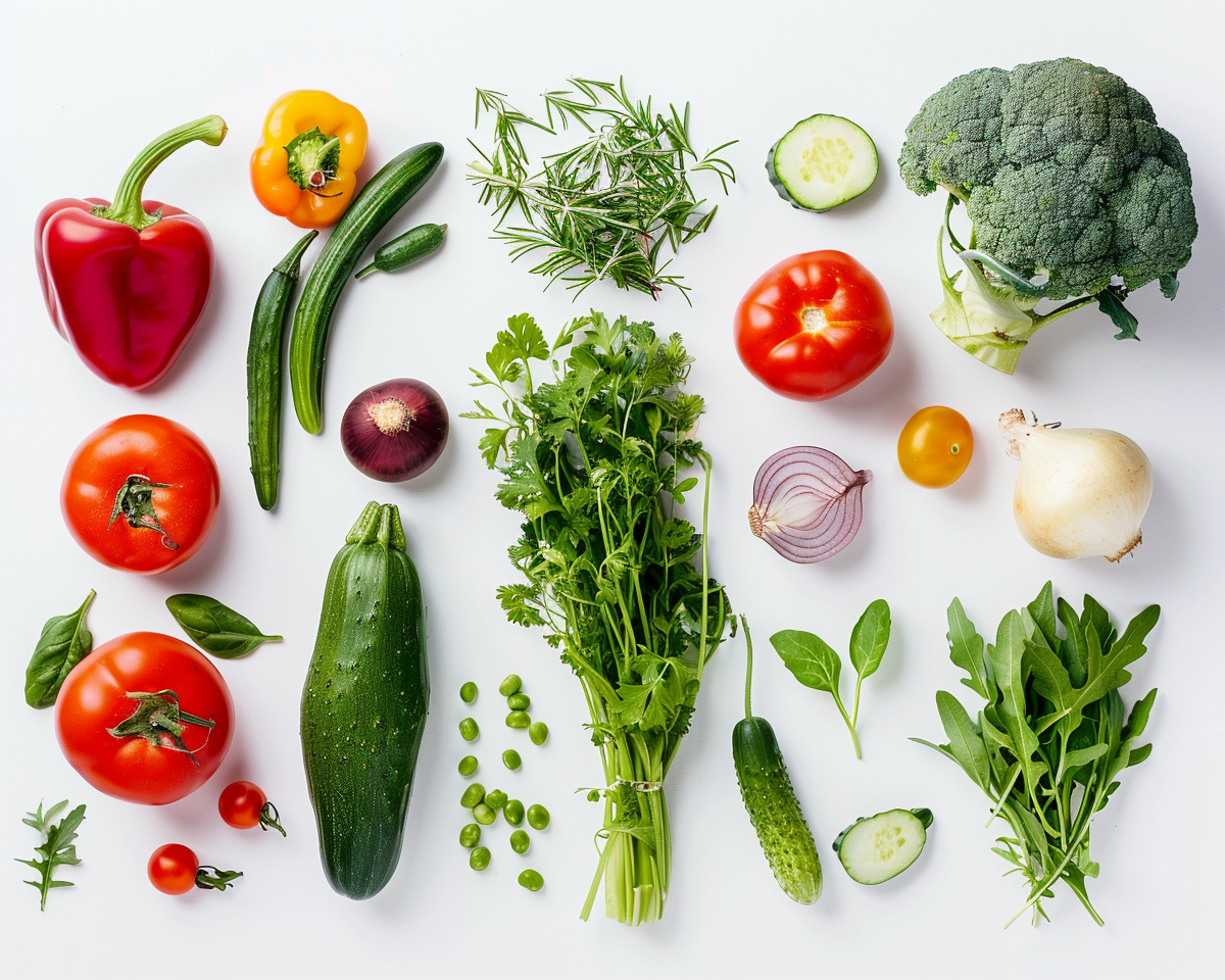 Fruits and Vegetables Collage NO 84