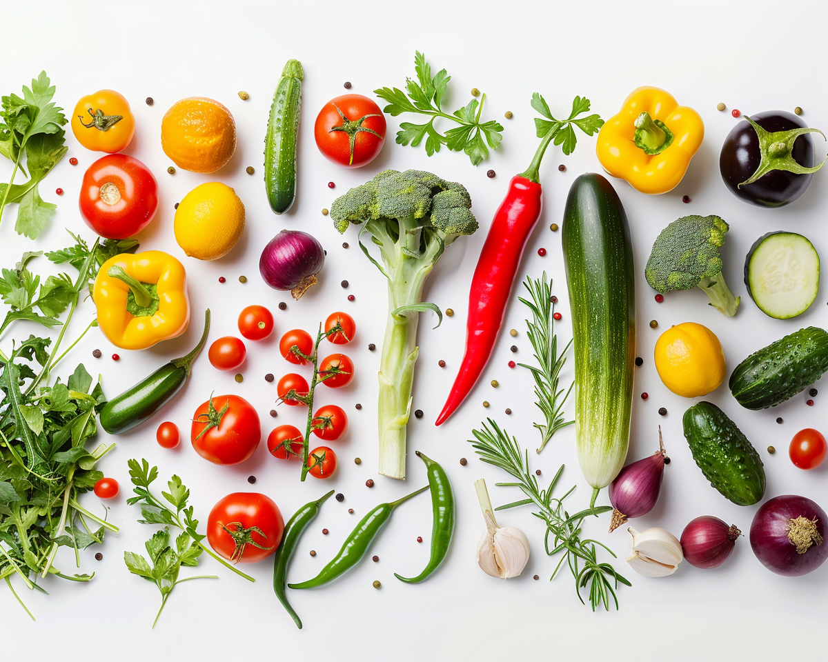 Fruits and Vegetables Collage NO 85