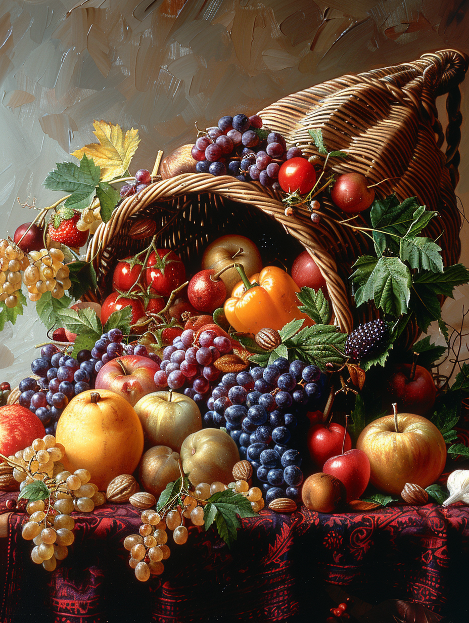 Fruits and Vegetables Collage NO 86