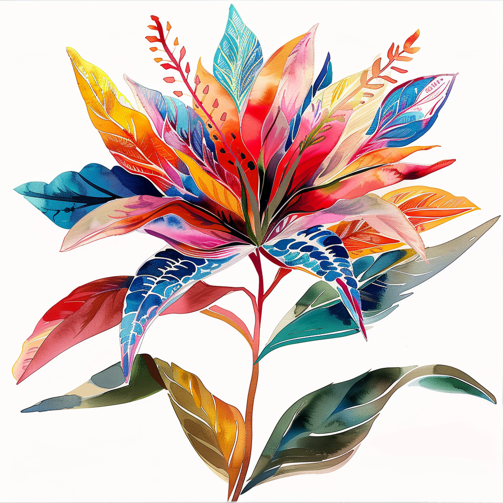 Flowers Wall Art Print Style NO 249