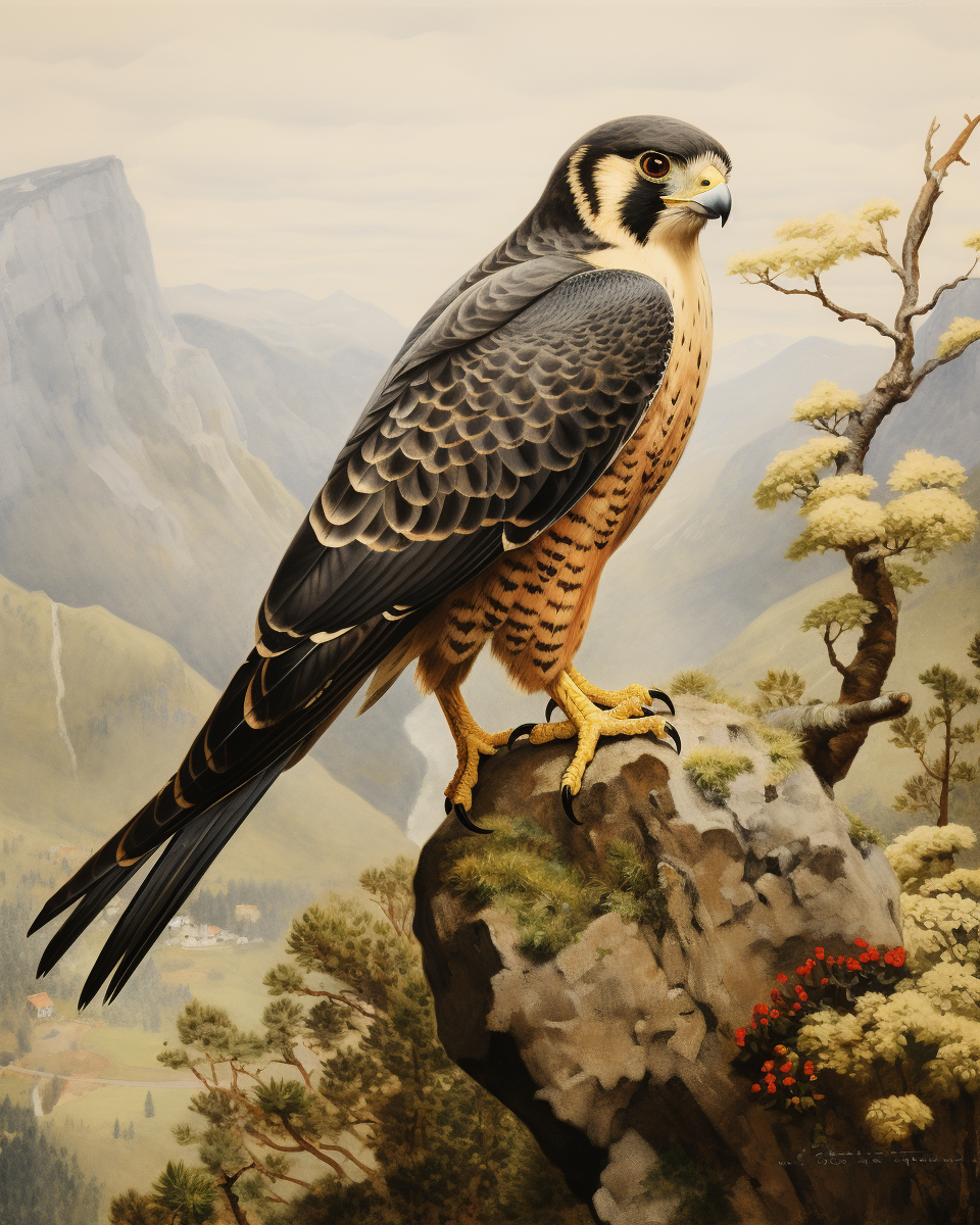 Wall Art Bird Print No 98