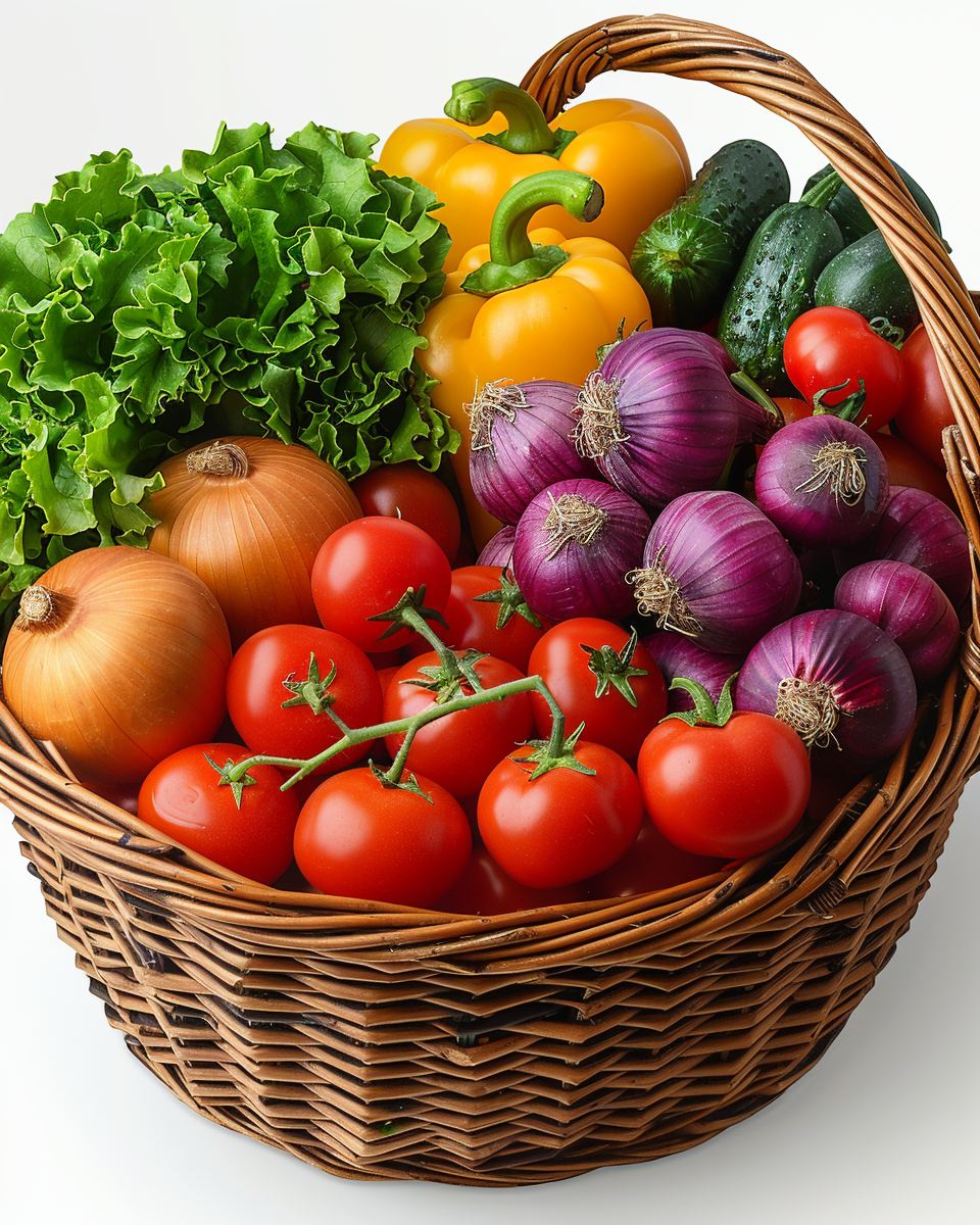 Fruits and Vegetables Collage NO 90