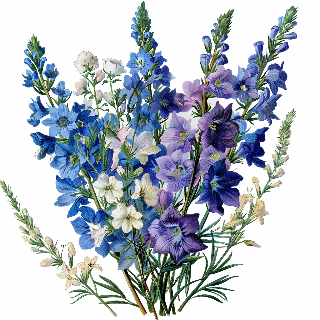 Flowers Wall Art Print Style NO 257