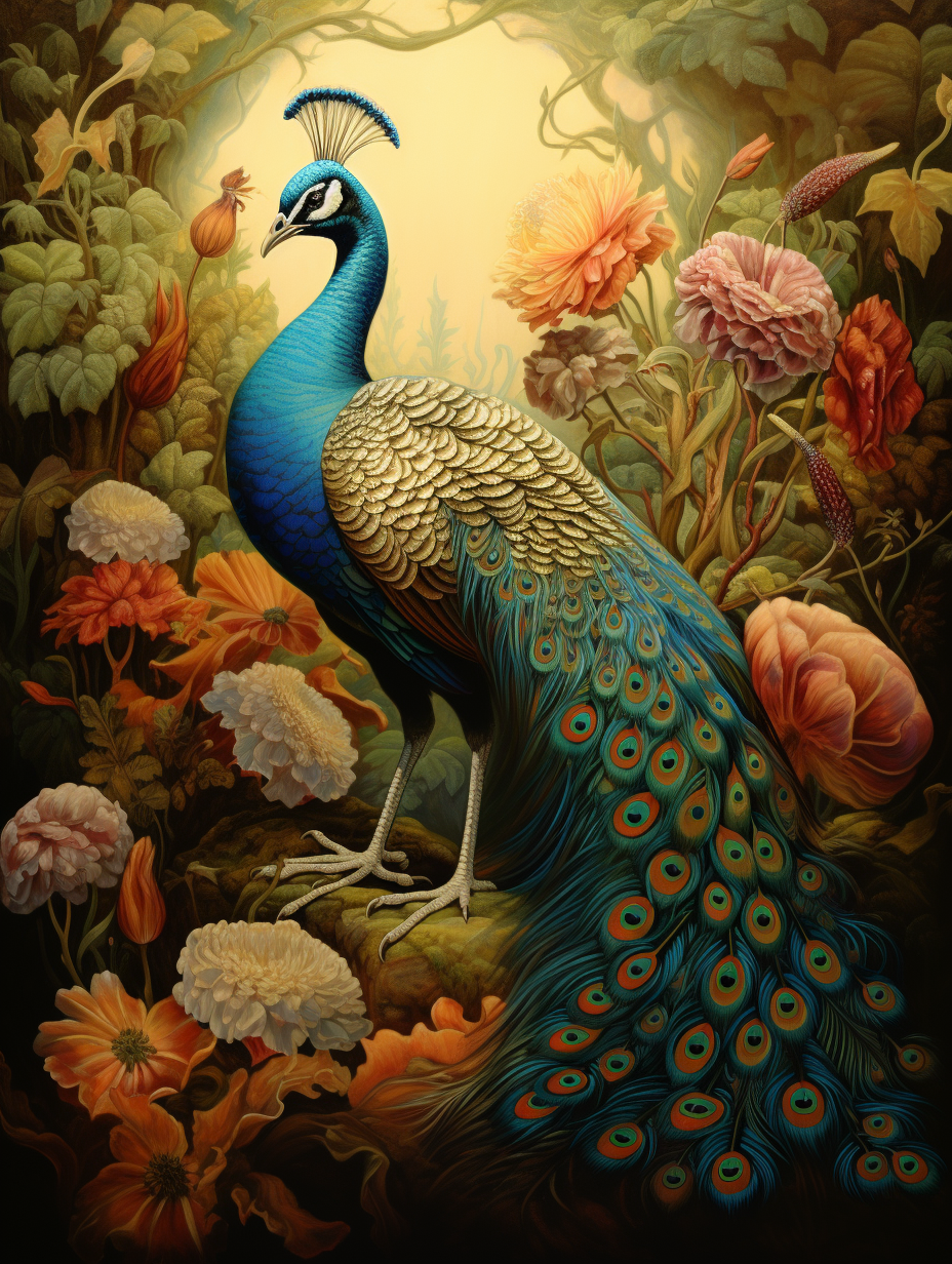 Flowers Wall Art Print Style NO 129