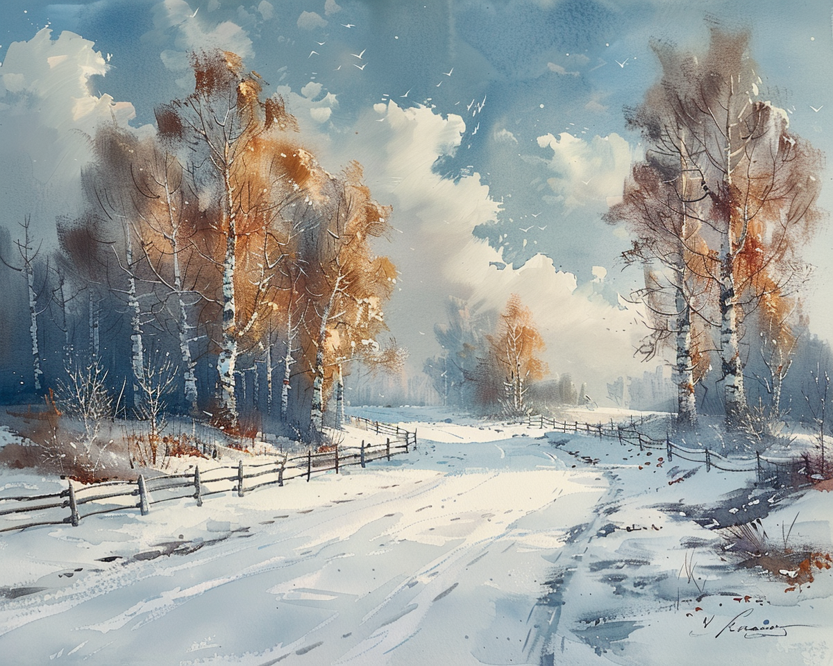 Landscape Art Prints Style NO 91