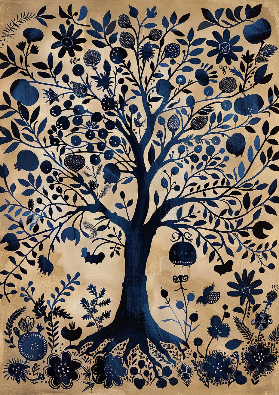 Flowers Wall Art Print Style NO 208