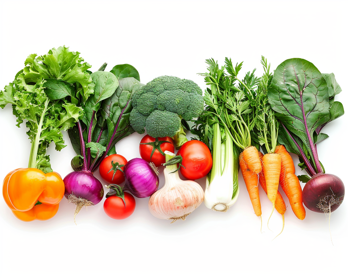 Fruits and Vegetables Collage NO 136