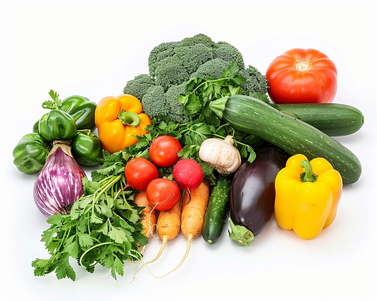 Fruits and Vegetables Collage NO 137