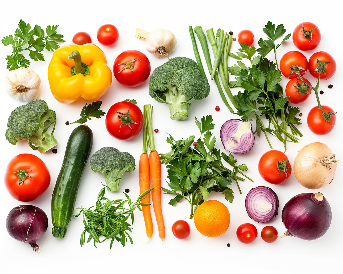 Fruits and Vegetables Collage NO 138