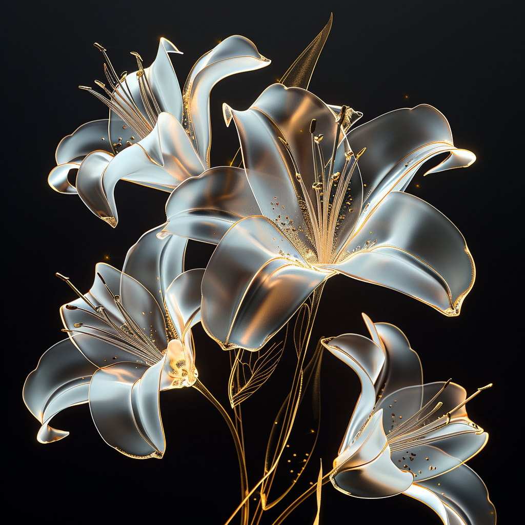 Flowers Wall Art Print Style NO 243