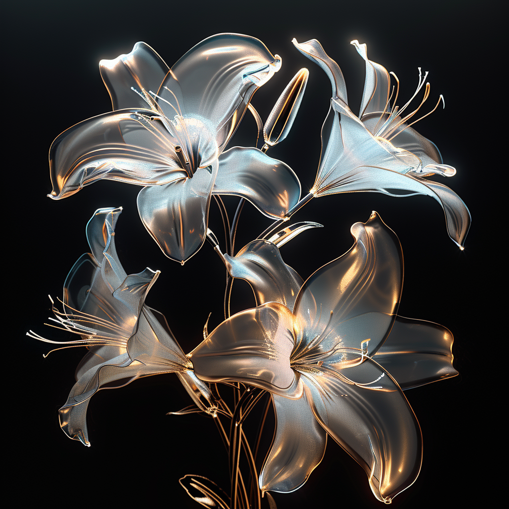 Flowers Wall Art Print Style NO 244