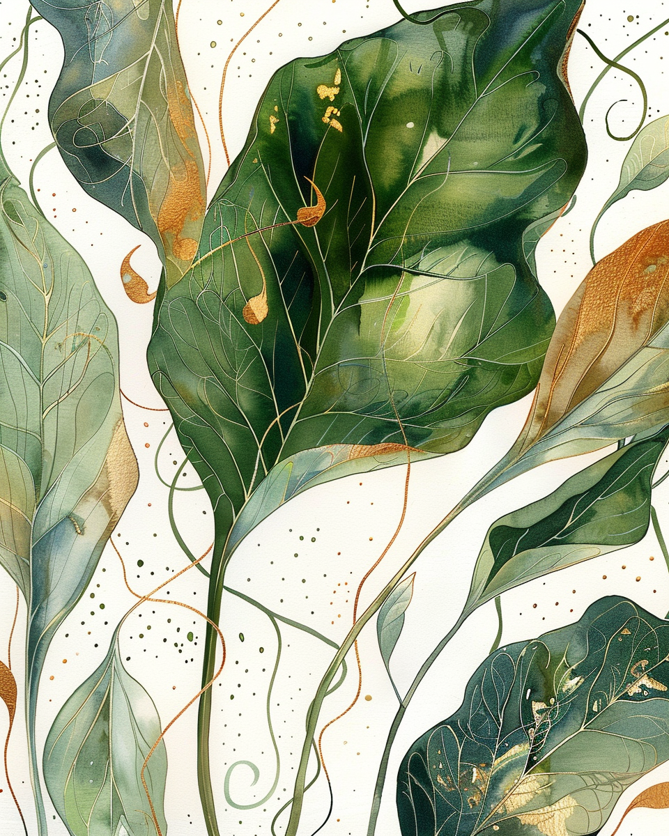 Flowers Wall Art Print Style NO 117