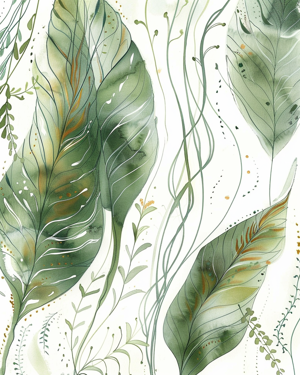 Flowers Wall Art Print Style NO 118