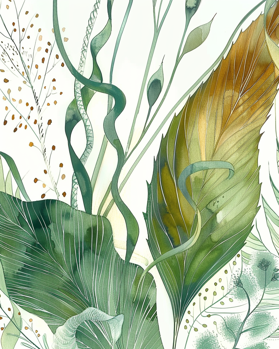 Flowers Wall Art Print Style NO 121