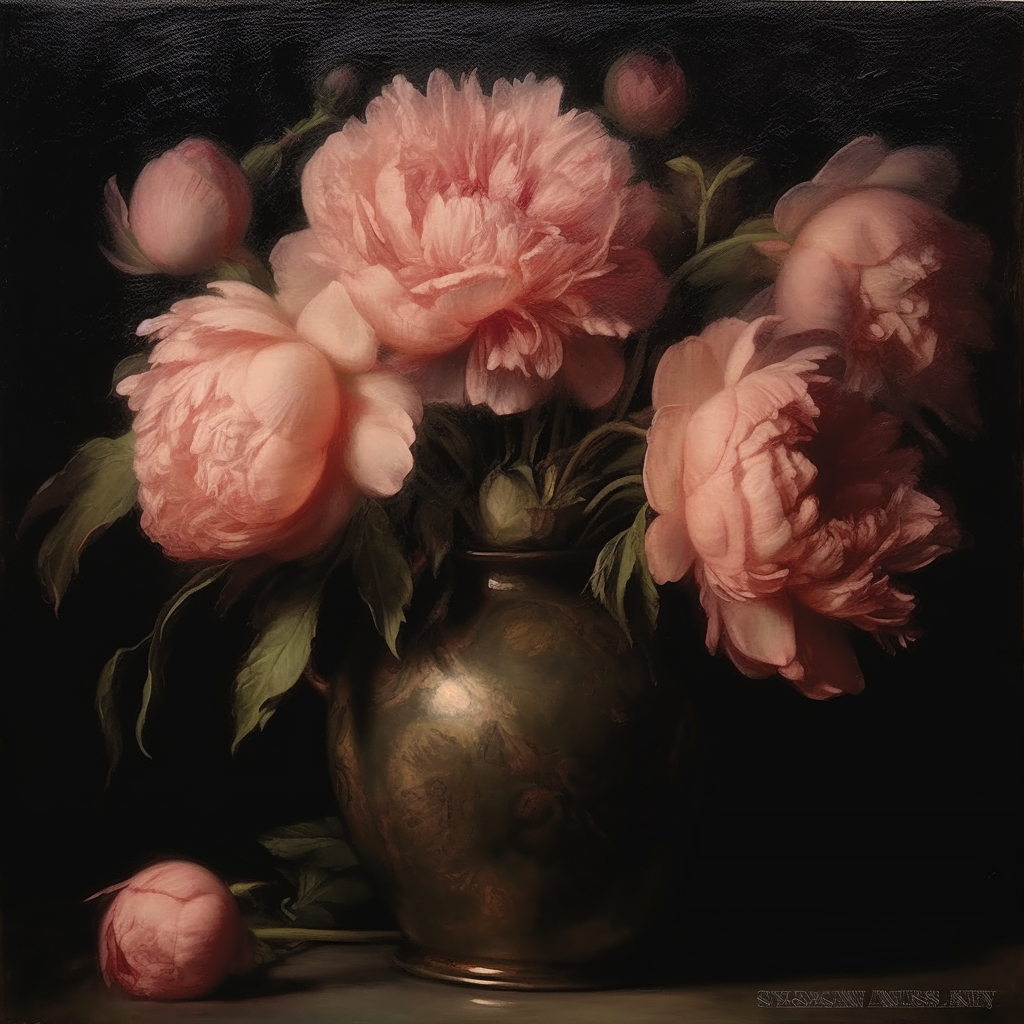 Flowers Wall Art Print Style NO 268