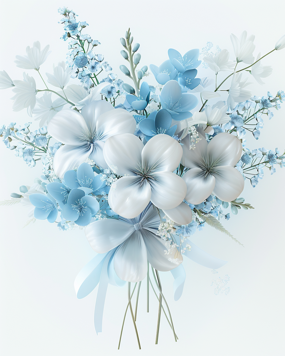 Flowers Wall Art Print Style NO 125