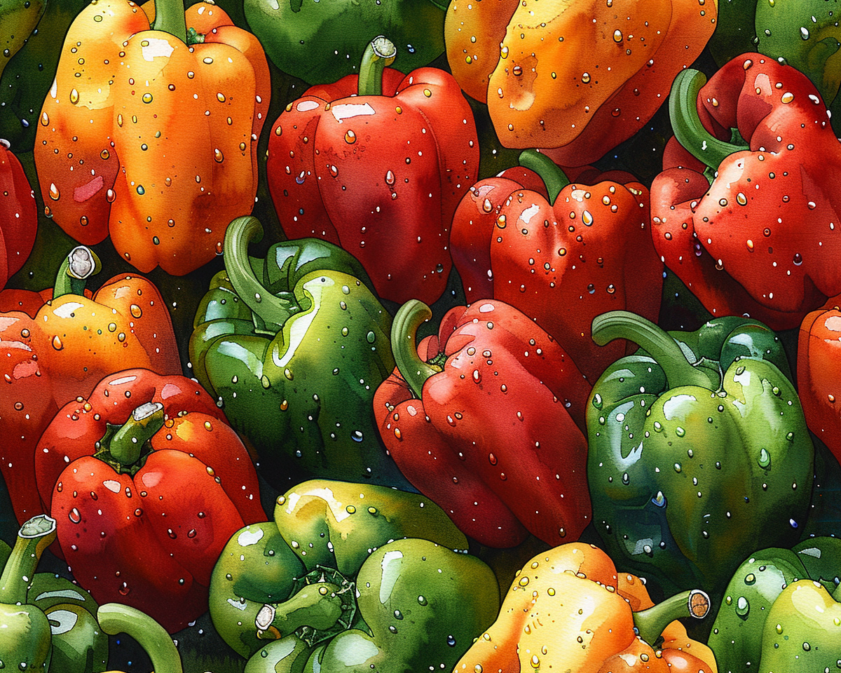 Fruits and Vegetables Collage NO 112