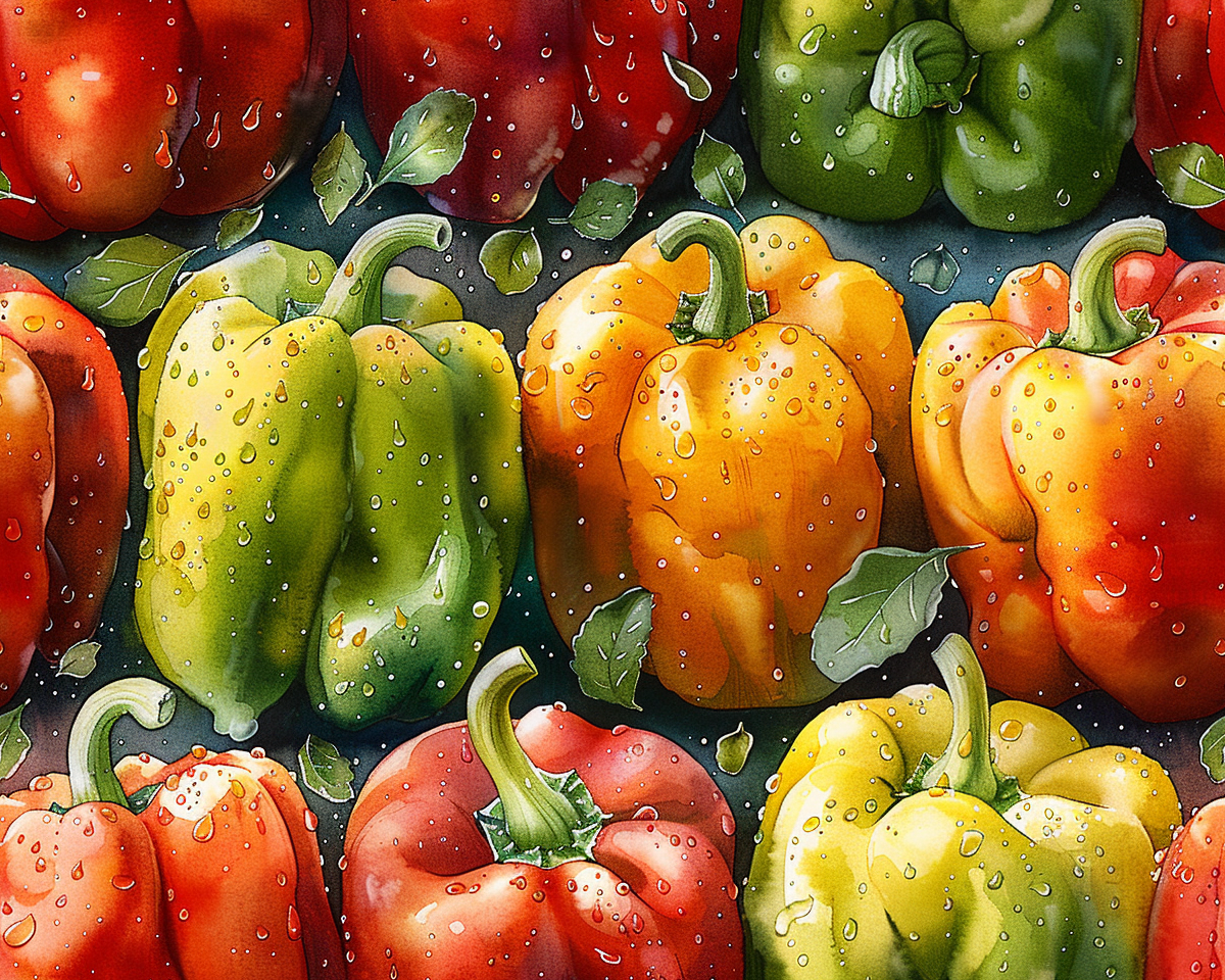 Fruits and Vegetables Collage NO 113