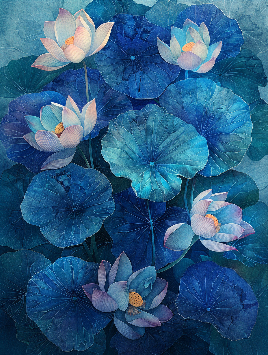 Flowers Wall Art Print Style NO 142