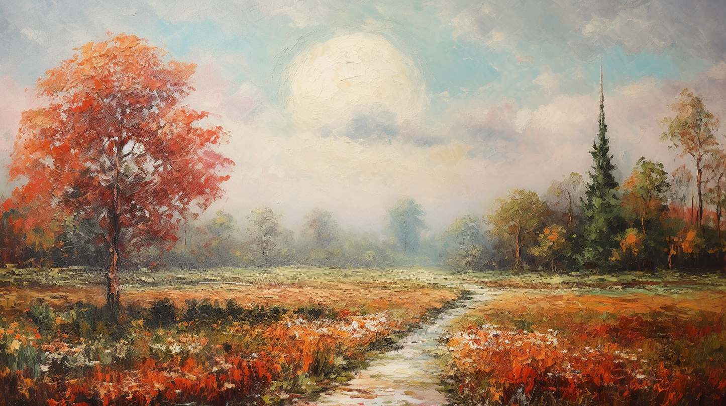 "Road to the Woodland Haven" GICLEE ART PRINT